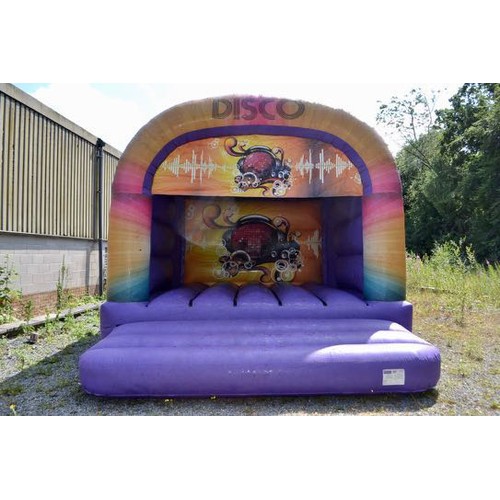 380 - Disco Bouncy Castle - Appx 15' Square with Blower