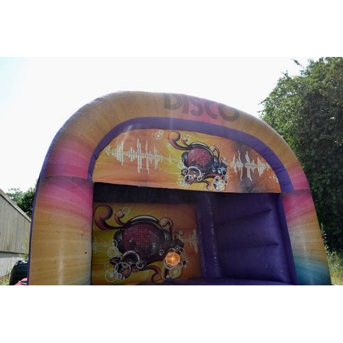 380 - Disco Bouncy Castle - Appx 15' Square with Blower