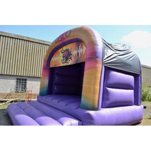 380 - Disco Bouncy Castle - Appx 15' Square with Blower