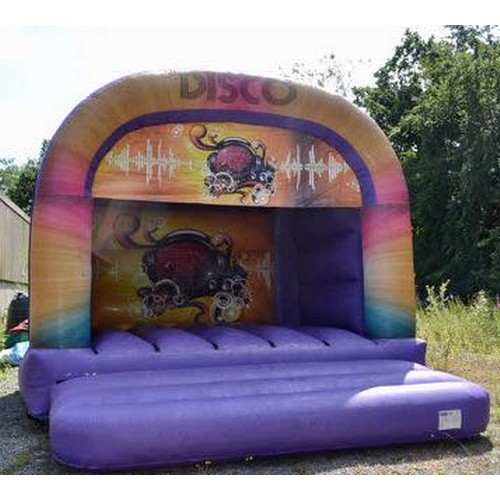 380 - Disco Bouncy Castle - Appx 15' Square with Blower