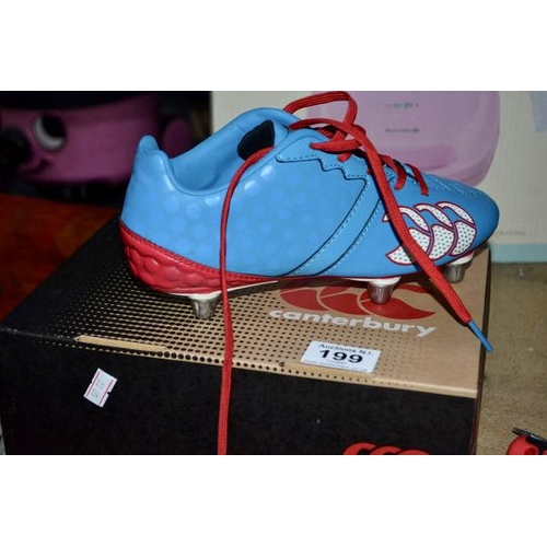 199 - Pair Of Canterbury Football Boots Size 2