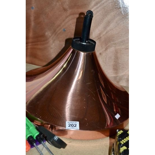 202 - Copper Effect Ceiling Light