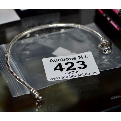 423 - Pandora Heart Clasp Bracelet