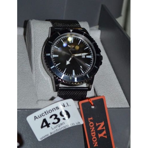 439 - NY London Boxed Watch