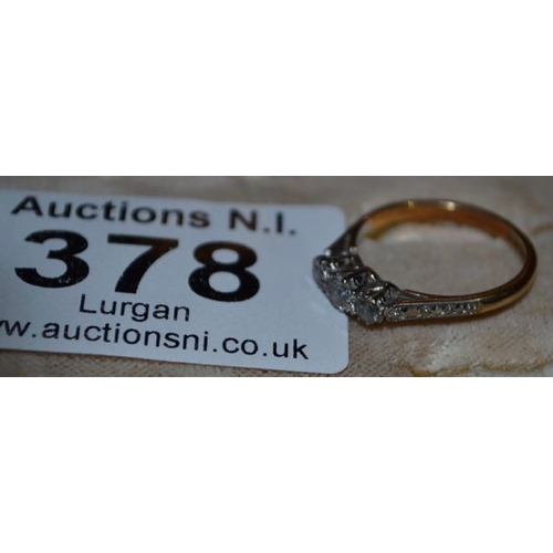 378 - 9ct Gold Vintage Ring