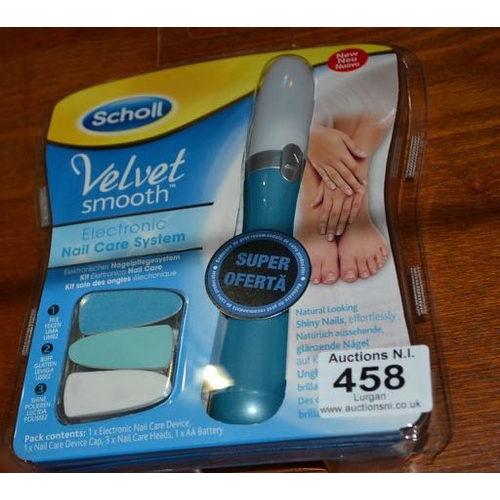 458 - Scholl Electronic Nail Care System