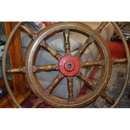 463 - Yacht Wheel With Retractable Handle