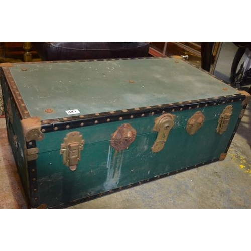 482 - Large Vintage Trunk