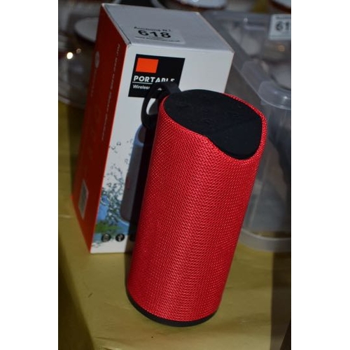 618 - Portable Wireless Bluetooth Speaker