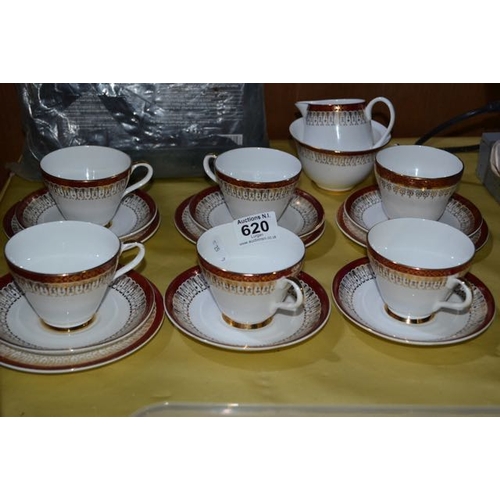 620 - Royal Grafton 18 Pc Teaset