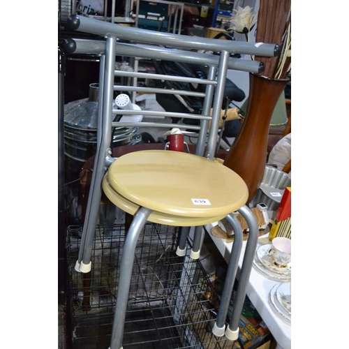 639 - 2x Bistro Chair