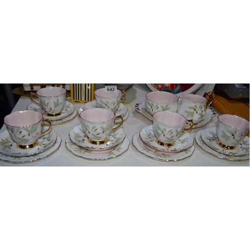 642 - Royal Albert Braemar 21 Piece Teaset