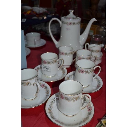 670 - 13 Pc Paragon Belinda Coffee Set