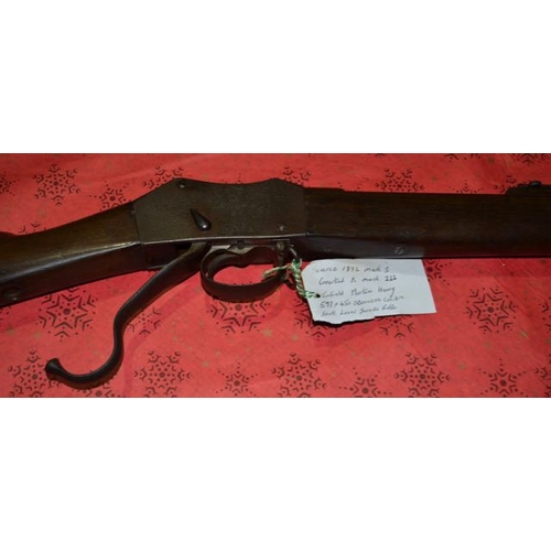 501 - Mark I Martini Henry Converted To Mark III Scarce 1882