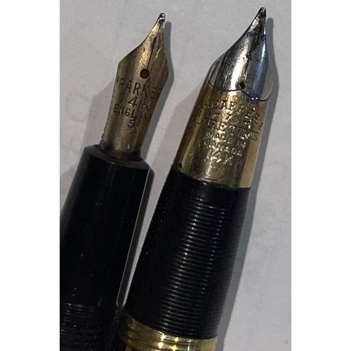 80 - Parker 14k Nib Pen + Sheaffer 14k Nib Pen + Parker Fountain Pen