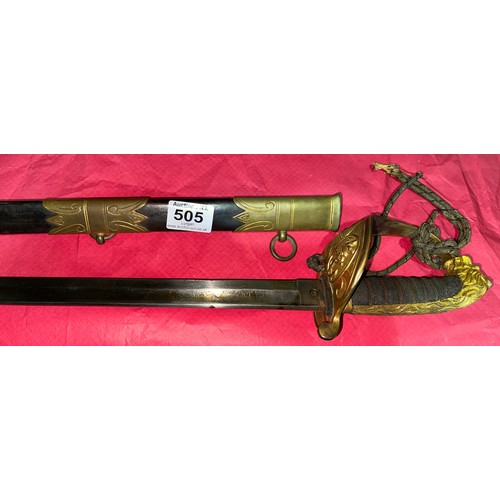 505 - NCO Victorian Royal Naval Sword