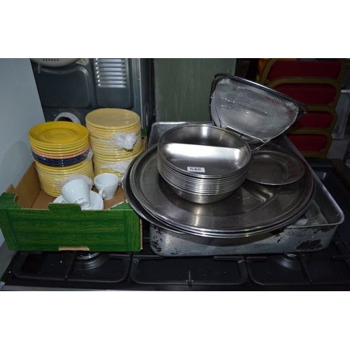 548 - Collection Of stainless Steel Catering Accessories