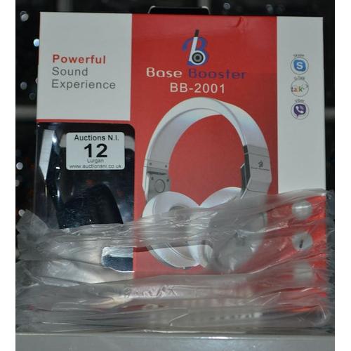 12 - Base Booster Headphones