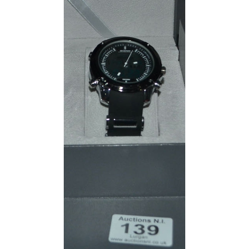 139 - Boxed Quamer Digital Watch