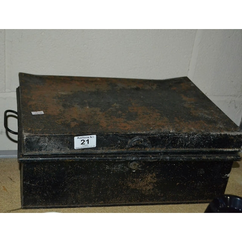 21 - Vintage Deeds Box