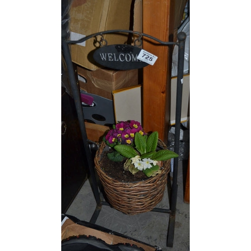 725 - Welcome Flower Pot