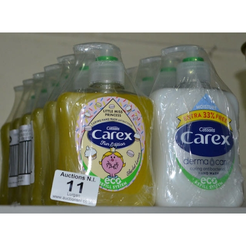 11 - 2 x 6Pk Carex Antibac Handsoap