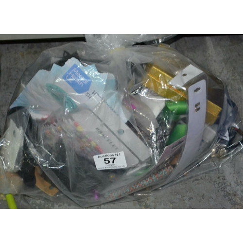 57 - Bag Of Jewellery
