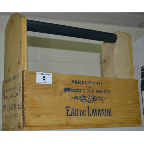 8 - Eau De Lavande Bottle Crate