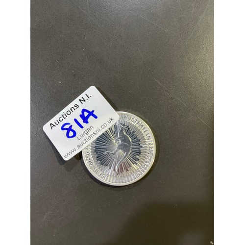 81A - Silver 2020 Australian Kangaroo Dollar