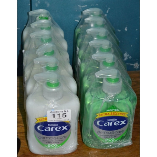 115 - 2 x 6pk Carex Antibac Handsoap