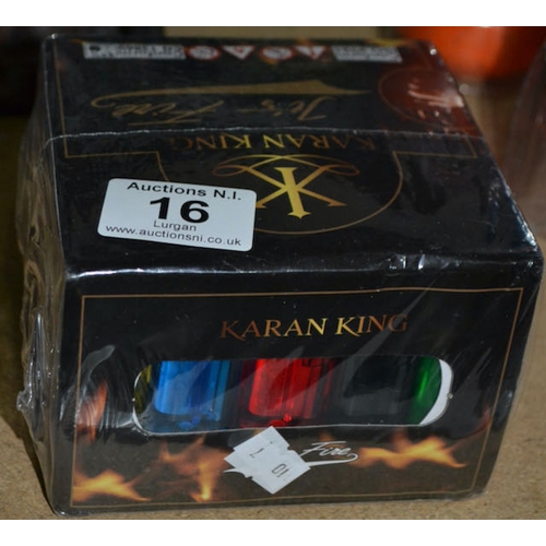 16 - Carton Of Karan King Lighters - Sealed