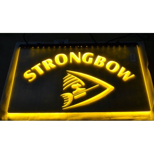 39 - LED Strongbow Sign