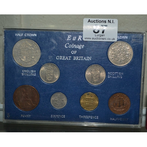 87 - Coinage Of GB 1963 Coin Set