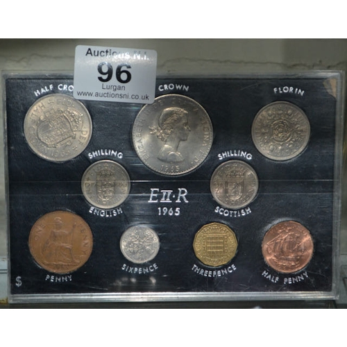 96 - UK 1965/66 Coin Set