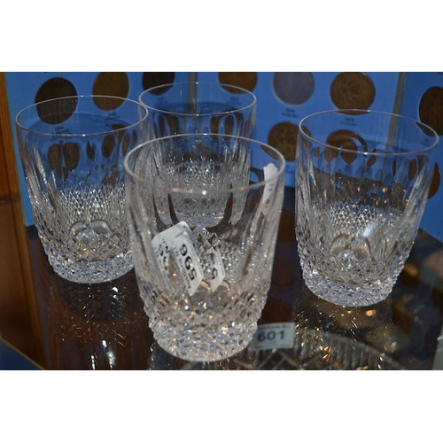 596 - Set Of 4 Waterford Crystal Glasses