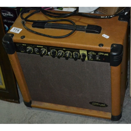 775 - Stagg Brown Leather Amp