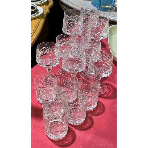 666B - Collection of Crystal Glasses