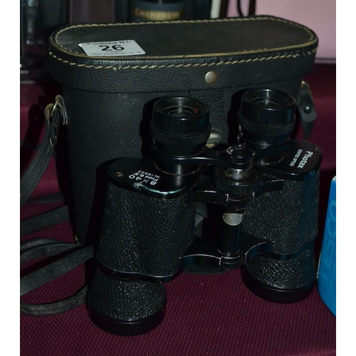 26 - Photax Binoculars In Case