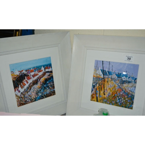 30 - Pair Of Debbie Phillips Prints - October Sunlight & Sunnywest Shores