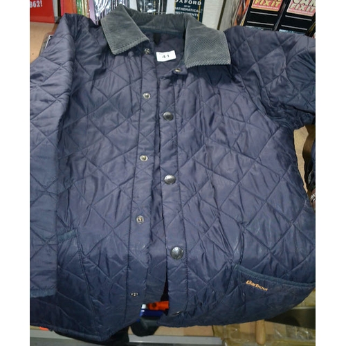 41 - Barbor Jacket Size Kids XL