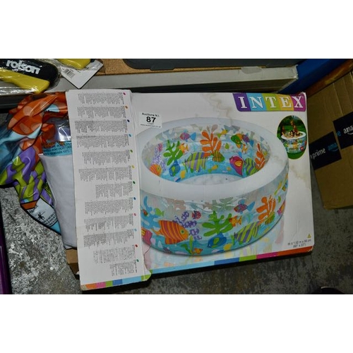 87 - Intex Paddling Pool 60 x 22 Inch
