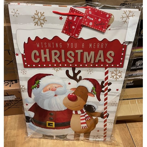 745 - Extra Large Christmas Gift Bags x 8