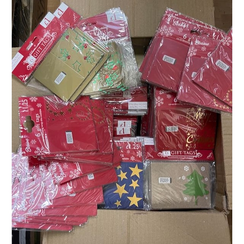 753 - Large mixed box of Christmas Gift Tags