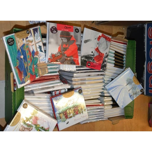 770 - Large box of Christmas Card packs