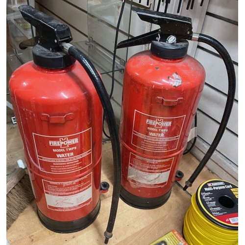 931 - Water Fire Extinguisher x2