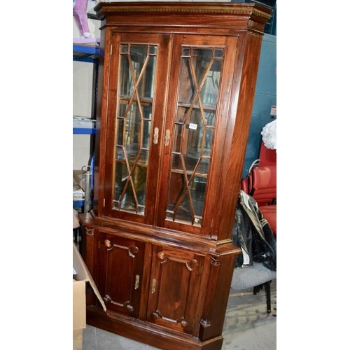 170 - Highly Ornate Quality Corner Display Cabinet