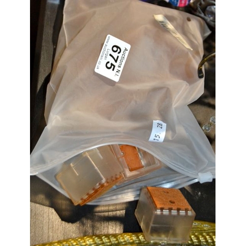 675 - Bag Of Furniture Feet Protectors