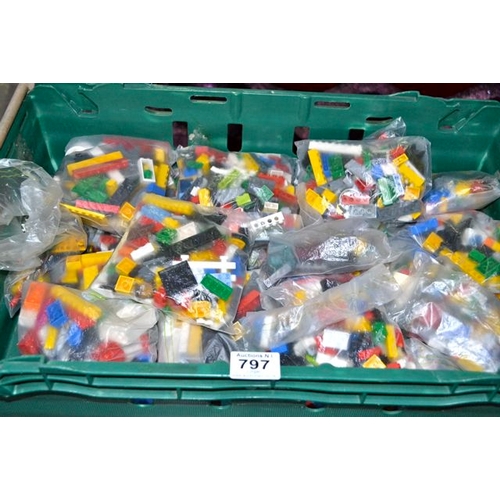 797 - Large Crate Of Lego