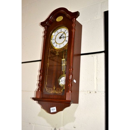 805 - Mahogany Wall Clock