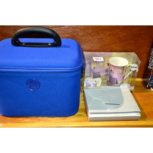 903 - Blue Vanity + Mug Gift Set + Picture Frame